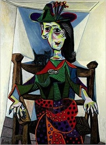 Pablo Picasso Dora Maar au Chat. Dora Maar with Cat 1941