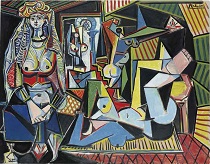 Pablo Picasso - Les Femmes d'Alger. Women of Algiers. Version O 1955