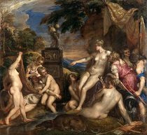 Titian - Diana and Callisto 1556-1559