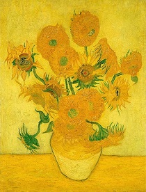 Vincent van Gogh - Vase with Fifteen Sunflowers 1888