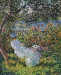 Claude Monet - Alice Hoschedé au jardin 1881