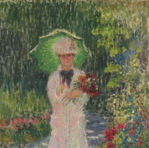 Claude Monet - Camille à l'ombrelle verte 1876