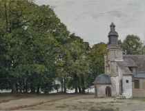 Claude Monet - La Chapelle de Notre-Dame-de-Grâce, Honfleur 1864