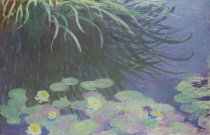 Claude Monet - Nympheas Avec Reflets De Hautes Herbes 1914-1917