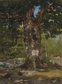 Claude Monet - Un Chêne au Bas-Bréau, le Bodmer 1865