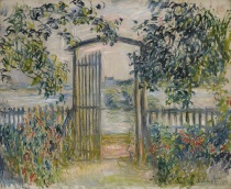 Claude Monet - La porte du jardin à Vétheuil 1881