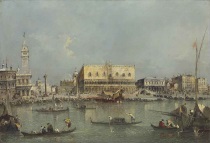 Francesco Guardi - Venice, the Bacino di San Marco, with the Piazzetta and the Doge’s Palace 1765