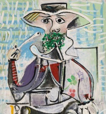 Pablo Picasso - Homme à la pipe 1969