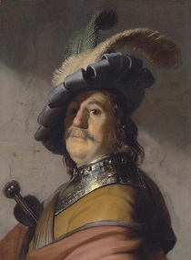 Rembrandt Harmensz. van Rijn - A man in a gorget and cap 1627
