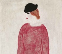 Sanyu (Chang Yu) - Femme en rouge. Woman in Red 1930s-1940s
