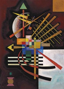 Wassily Kandinsky - Oben und links 1925