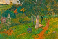1920x1280 Coming and going, Martinique 1897 - Paul Gauguin