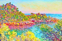 1920x1280 Landscape near MonteCarlo 1883 - Claude Monet
