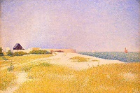 1920x1280 View of Fort Samson 1888 - Georges Seurat