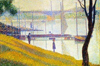 1920x1280 The Bridge at Courbevoie 1887 - Georges Seurat